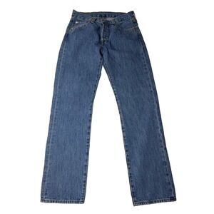 Levi's 501 Original Fit Straight Leg Button Fly Jeans Medium Wash 29x30